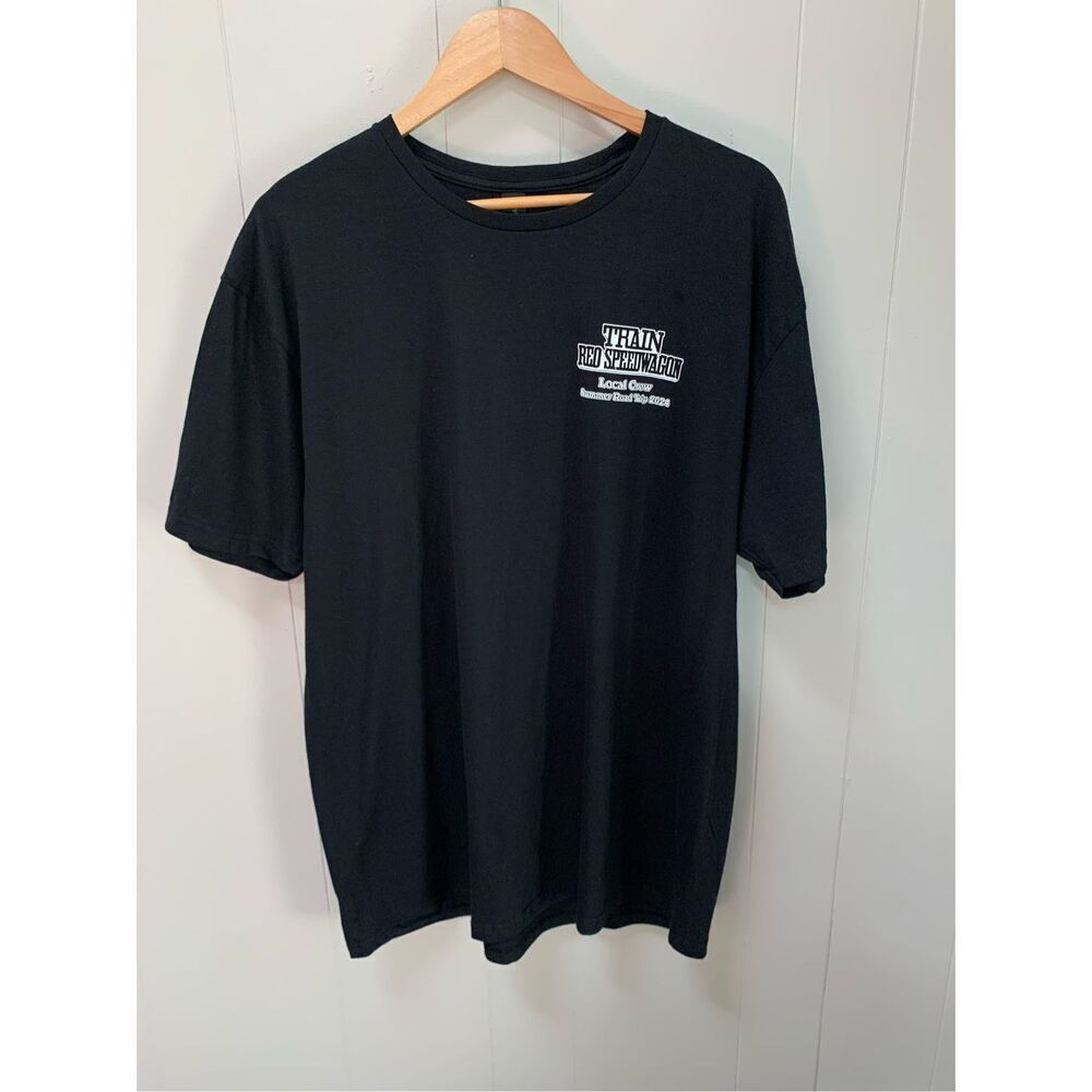 Train and Reo Speedwagon Summer Road Trip 2024 Tour Local Crew Tour Tee XL